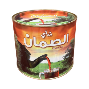 شاي الصمان علبة دائرية